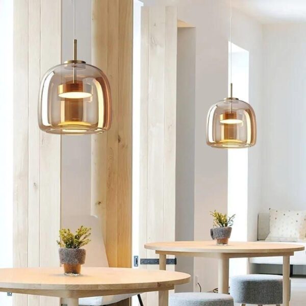 Nordic Minimalist Glass Pendant Lights Modern Luxury Restaurant Pendant Lights Lighting fixtures Living Room Bedroom Lights,Modern
